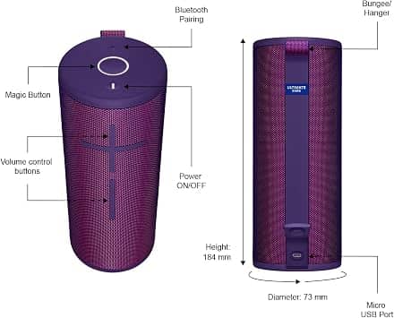 Ultimate Ears Boom 3 Portable Bluetooth Speakers New
