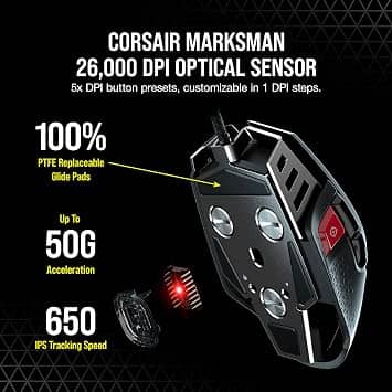 Corsair M65 RGB Ultra Mice Wired Black New