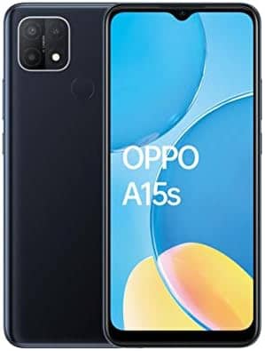 OPPO A15s Cell Phones Black 64GB Unlocked New