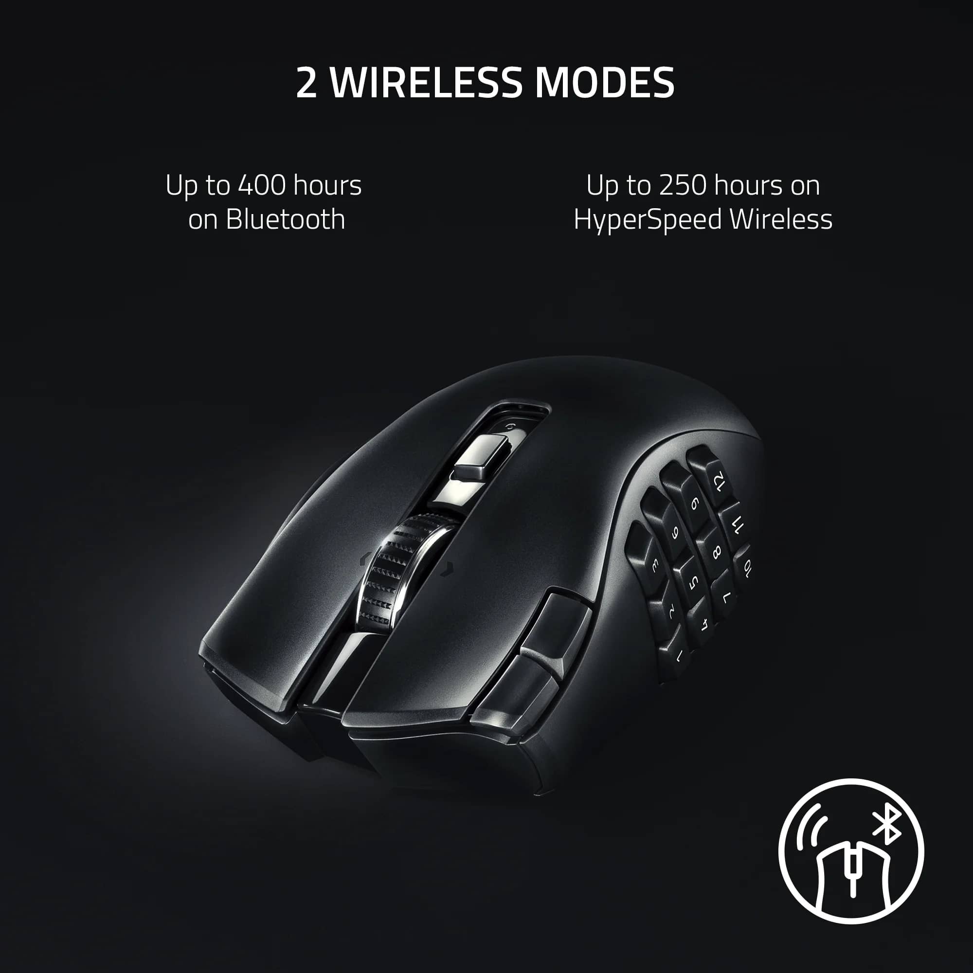 Razer Naga V2 Mice Black New
