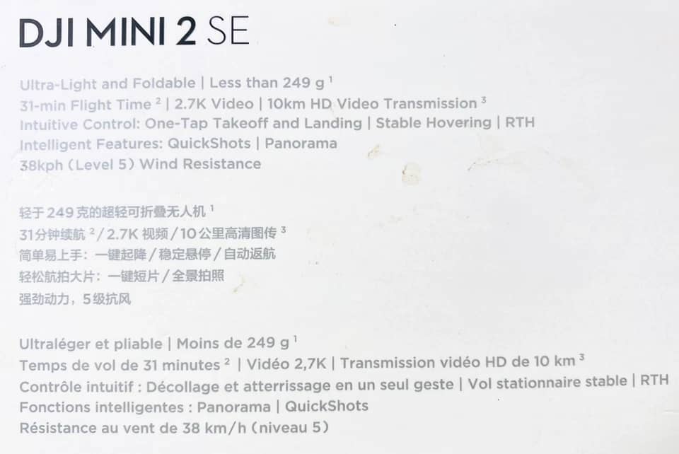 DJI Mini 2 SE Quadcopters & Multirotors New