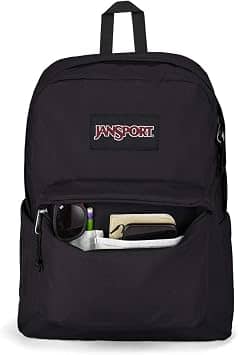 JanSport SuperBreak Plus Women's bags Grey 100% Recycled 600 Denier Polyester New