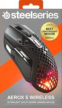 SteelSeries Aerox 5 Mice Wired Black New