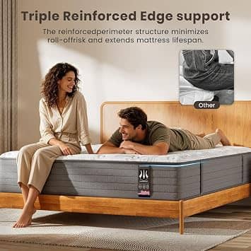 KOW Memory Foam Mattresses New Twin XL 12"