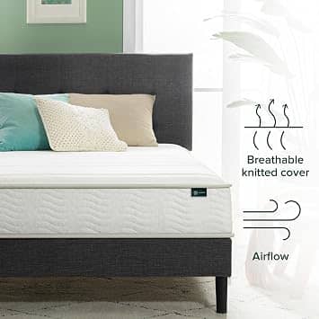 Zinus Foam and Spring Mattress Mattresses New Twin 6"