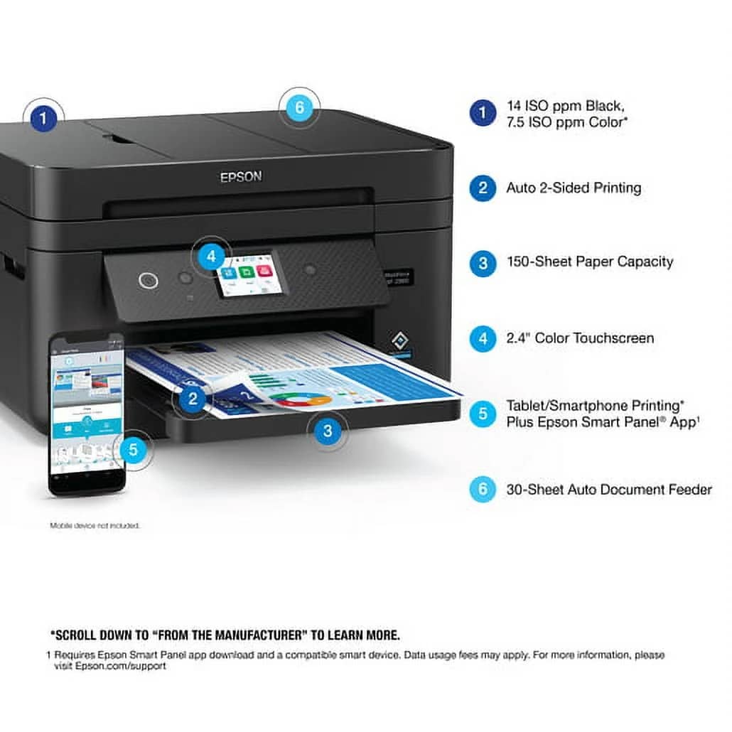 Epson WF-2960 Printers New