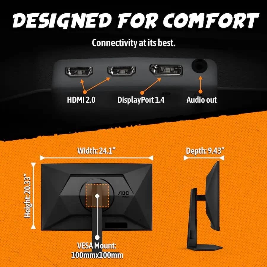 AOC C27G4HX Monitors Refurbished - Premium