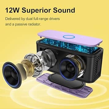 DOSS Soundbox Portable Bluetooth Speakers Pink New