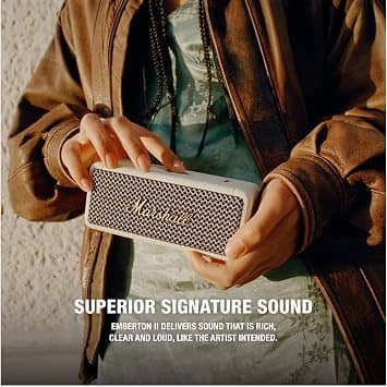 Marshall Emberton II Portable Bluetooth Speakers Black Refurbished - Excellent
