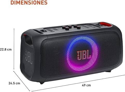 JBL PartyBox On-The-Go Essential Portable Bluetooth Speakers Black New