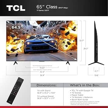 TCL T7 TVs 55 inch New