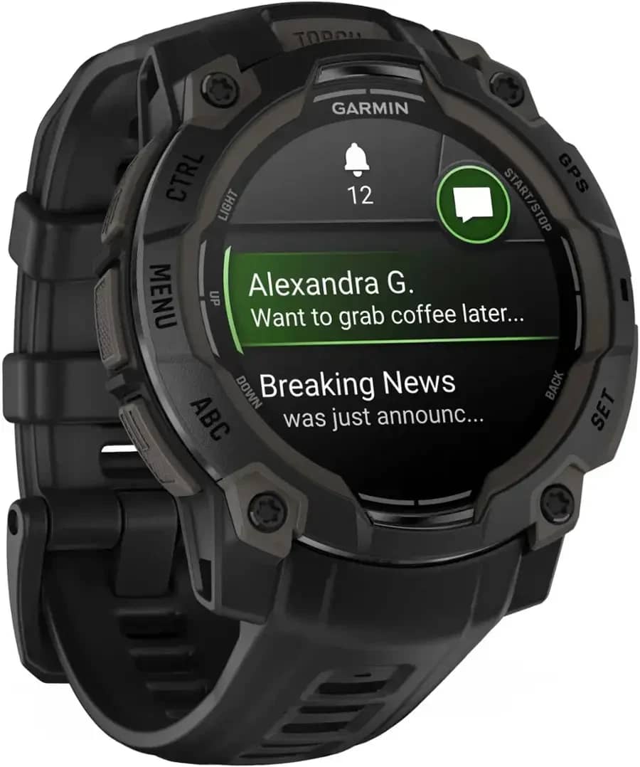 Garmin Instinct 3 AMOLED Smartwatches Black 45mm New