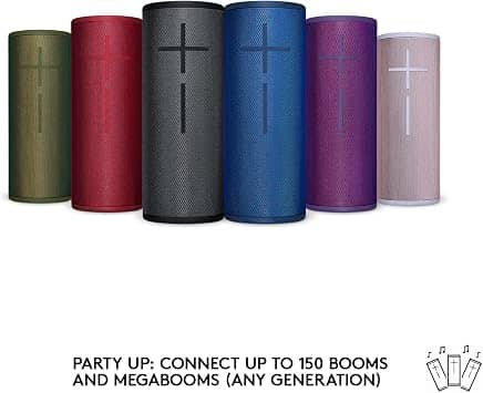 Ultimate Ears Megaboom 3 Portable Bluetooth Speakers Black New