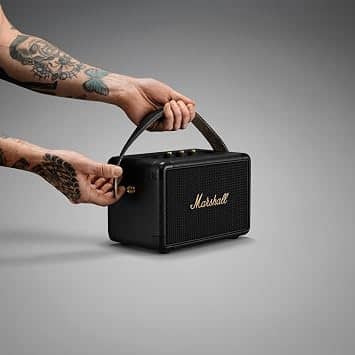 Marshall Kilburn II Portable Bluetooth Speakers Black New