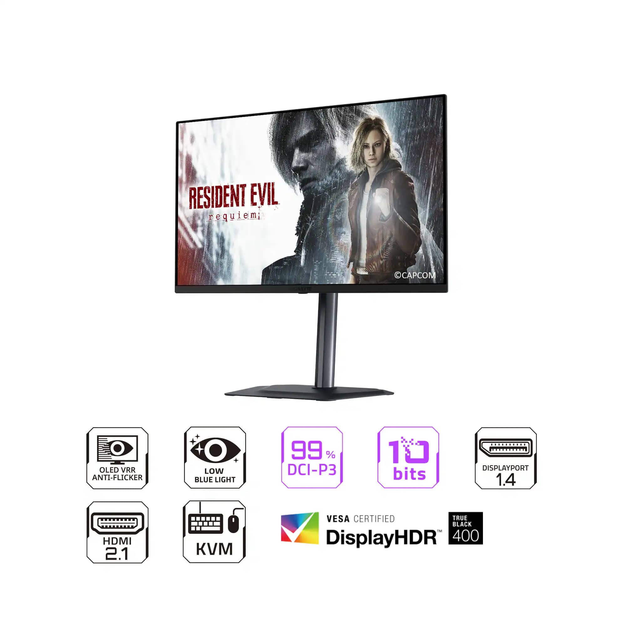 GIGABYTE MO27Q2A SA1 Monitors New