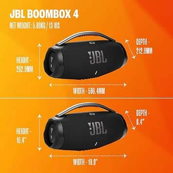 JBL Boombox 4 Portable Bluetooth Speakers Brown New