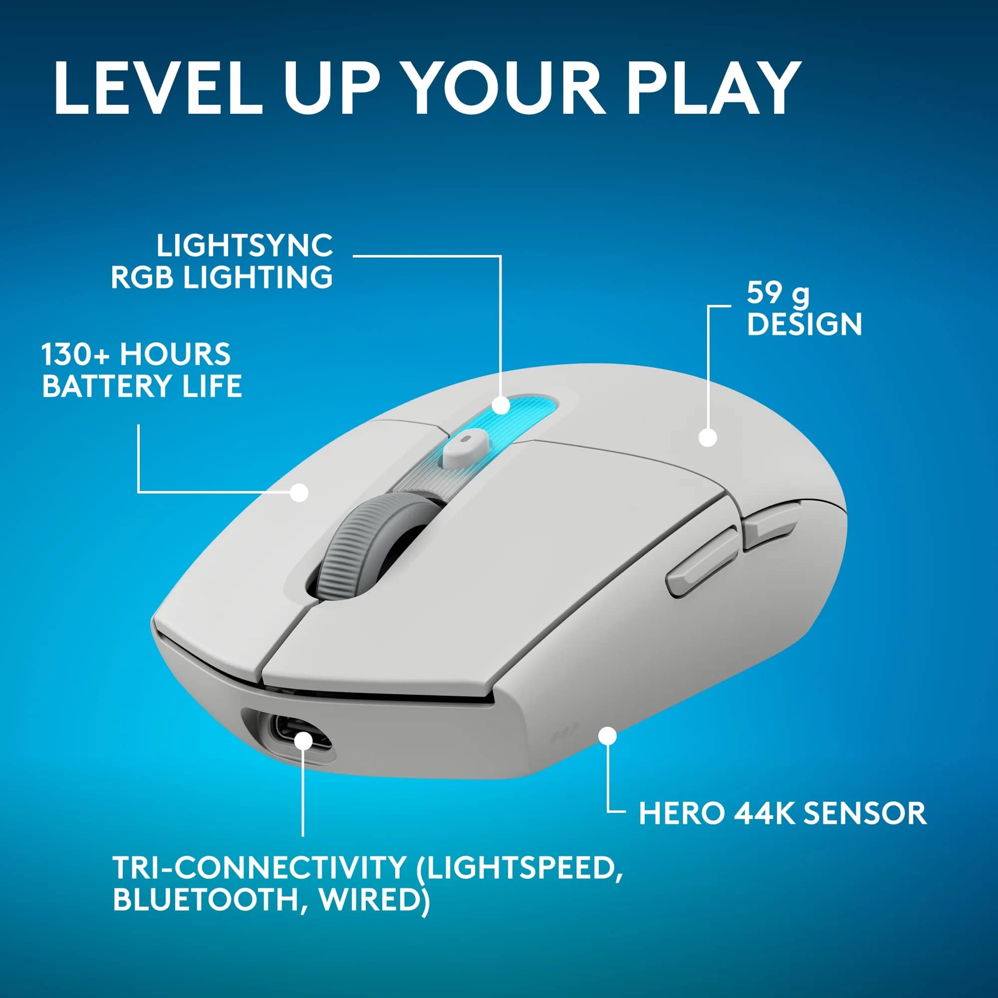 Logitech G305 X Mice White New