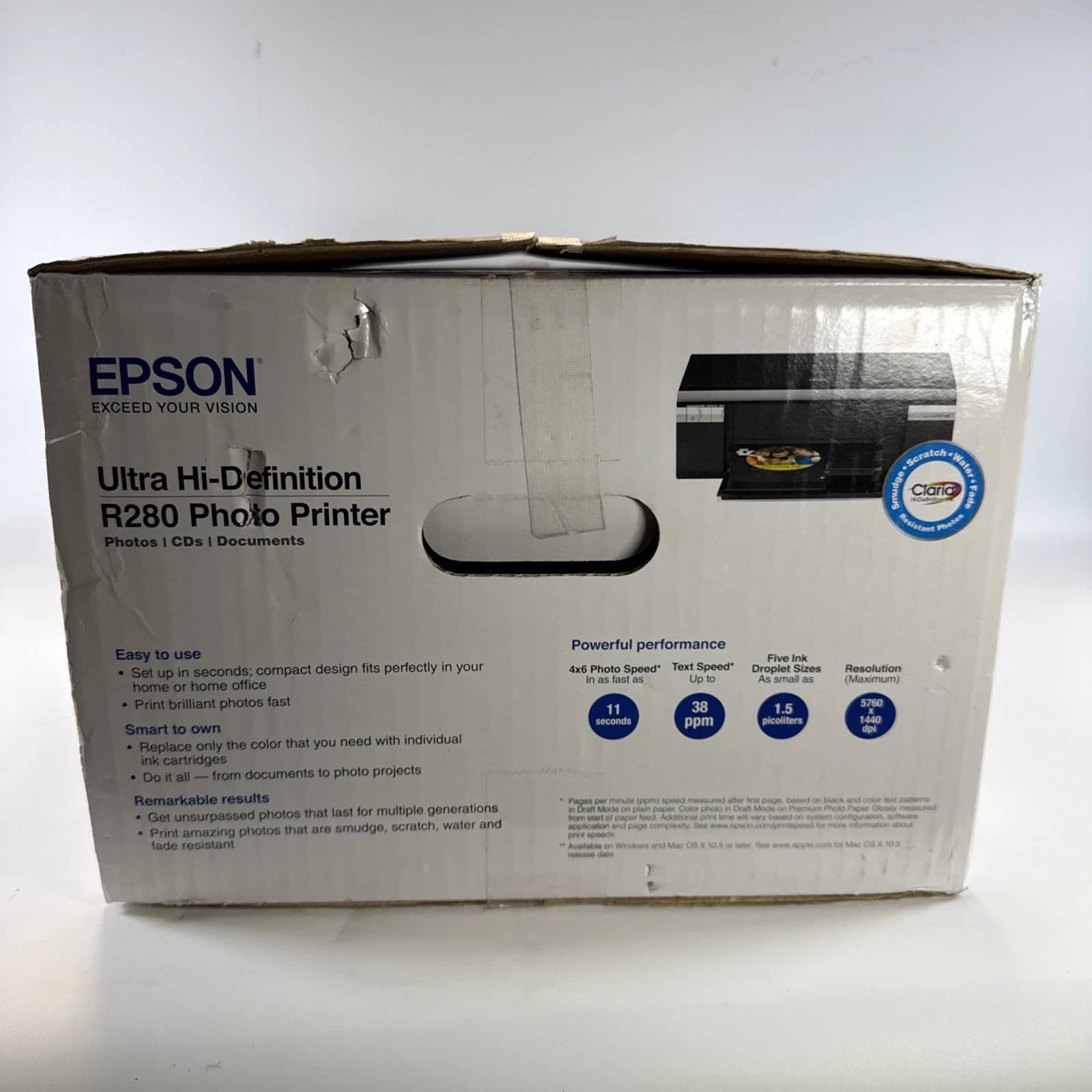 Epson Stylus Photo R280 Printers New