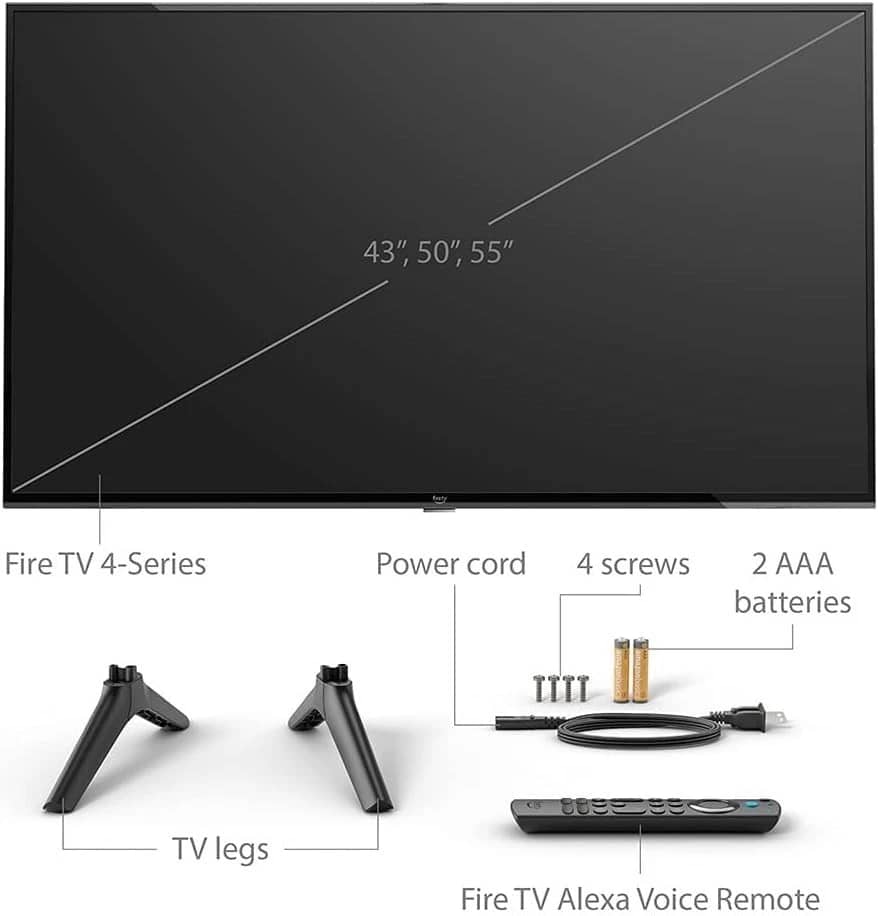 Amazon Fire TV 4-Series TVs 50 inch New