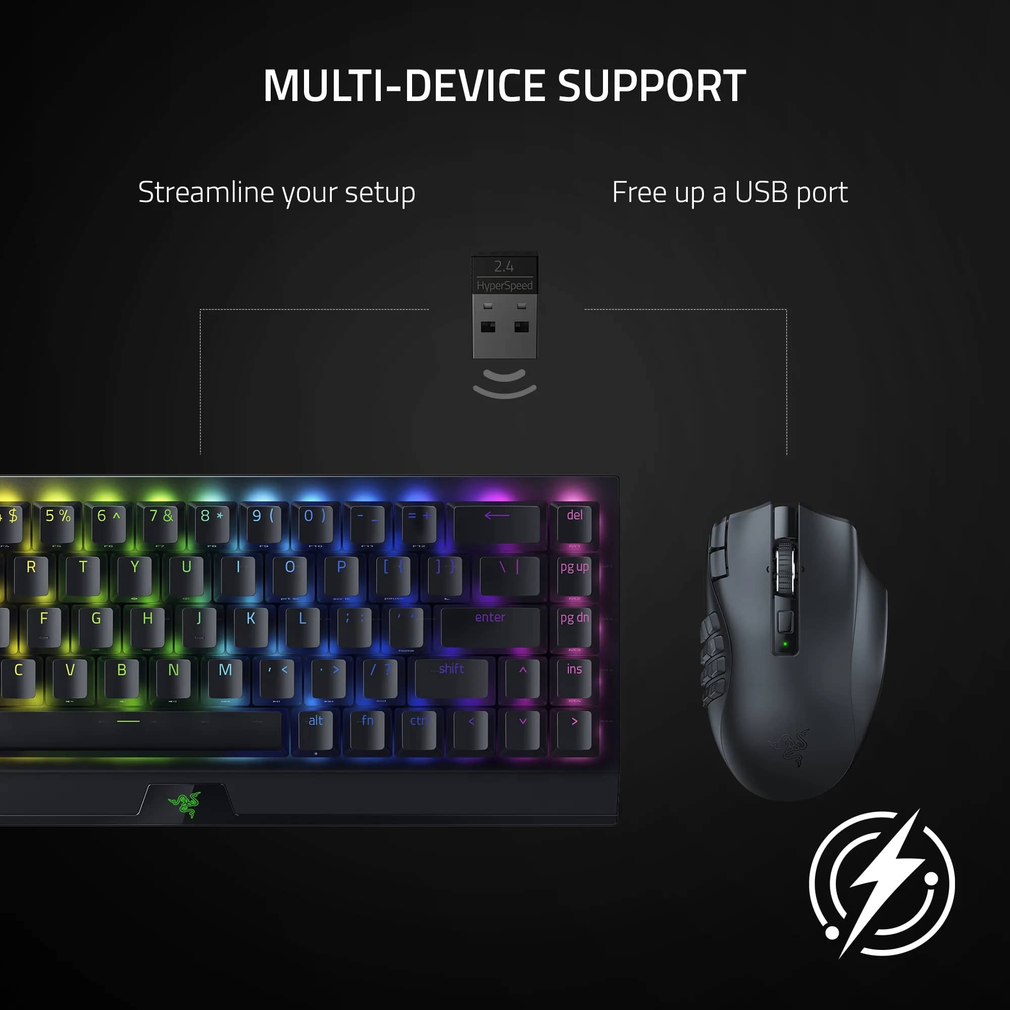 Razer Naga V2 Mice Black New