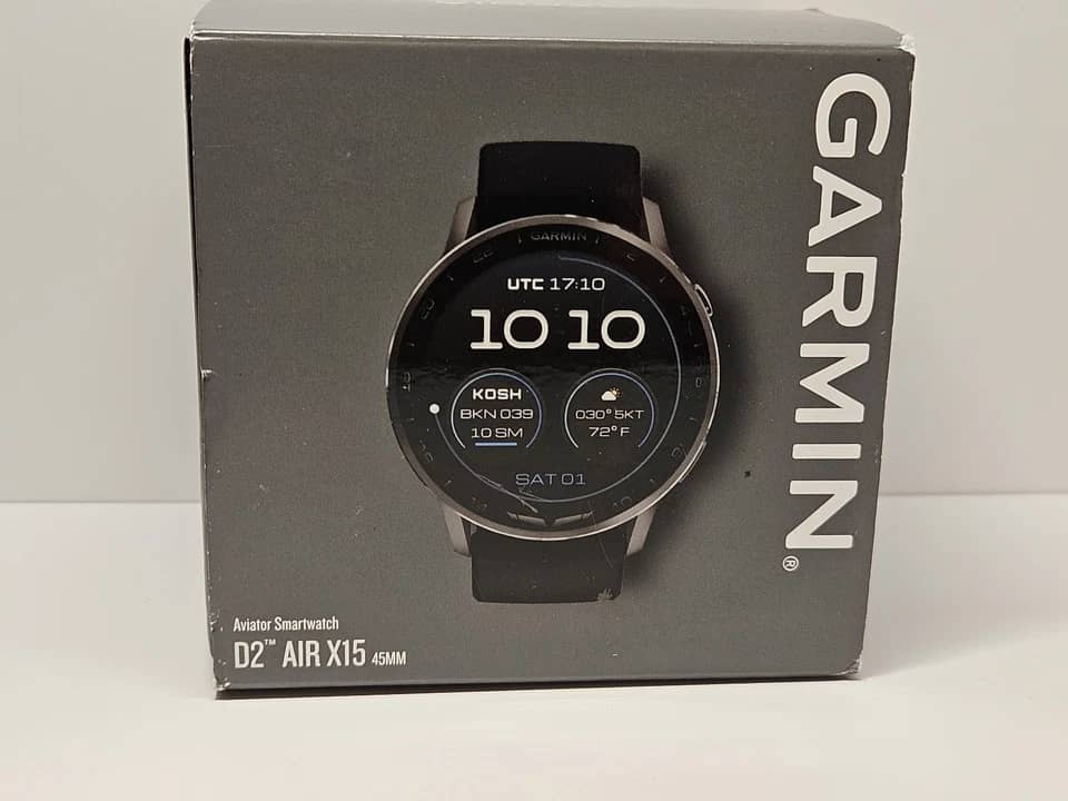 Garmin D2 Air X15 Smartwatches Black 45mm New