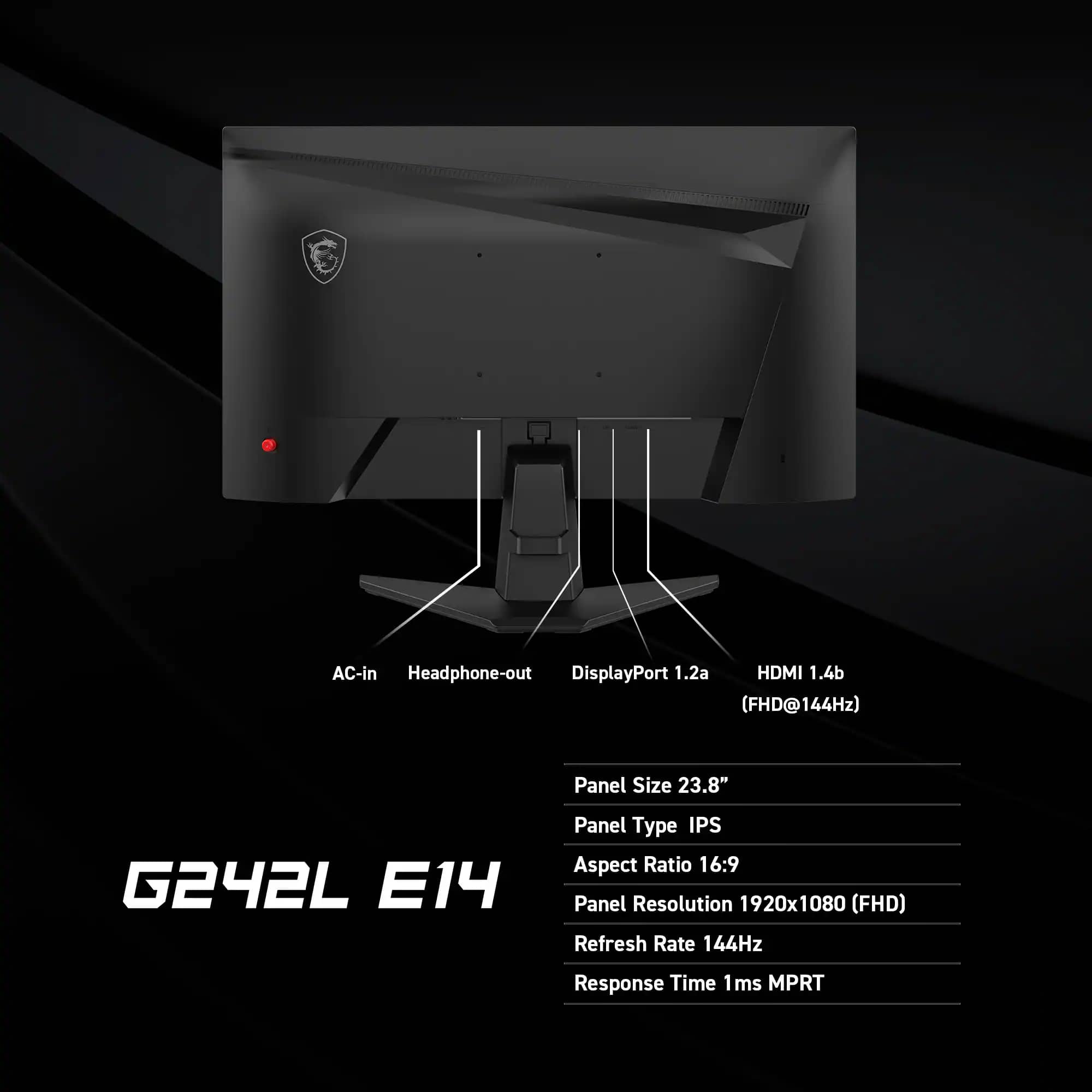 MSI G242L E14 Monitors New