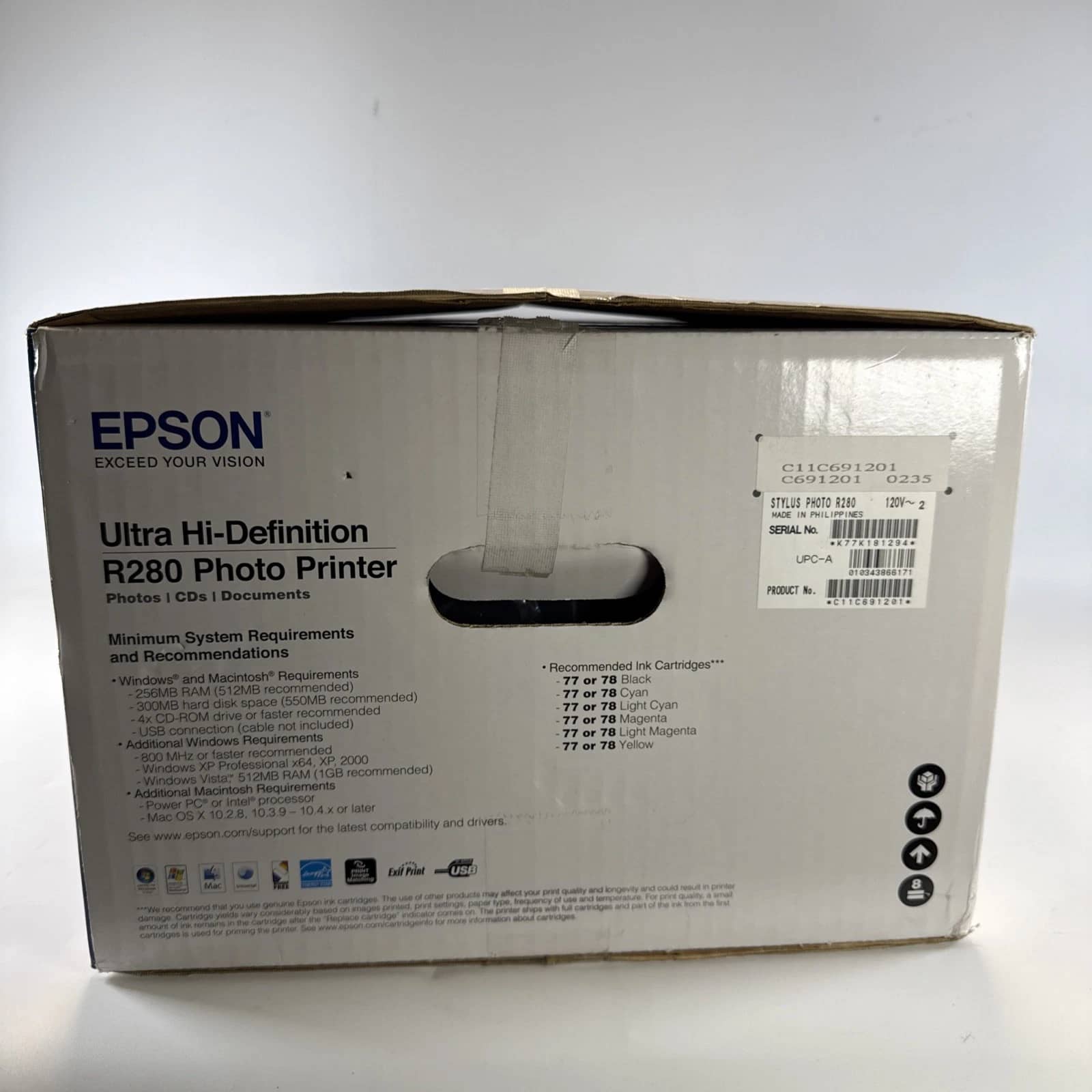 Epson Stylus Photo R280 Printers New