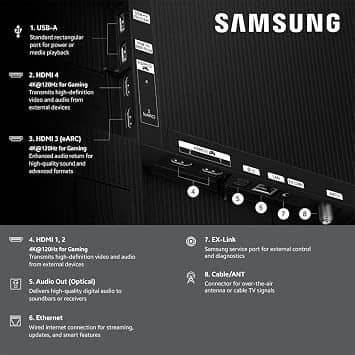 Samsung S84F TVs 55 inch New