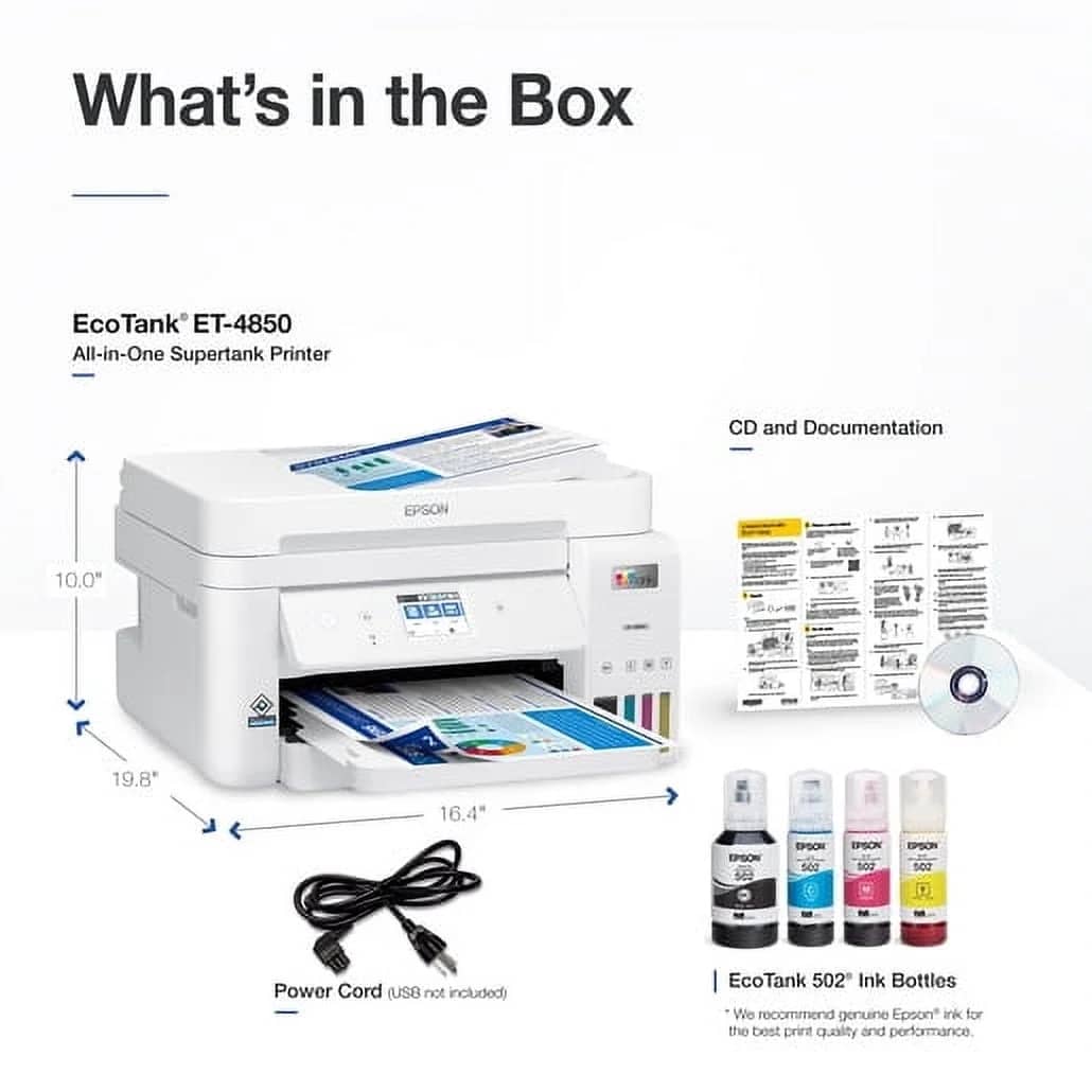 Epson Epson EcoTank ET-4850 Printers New
