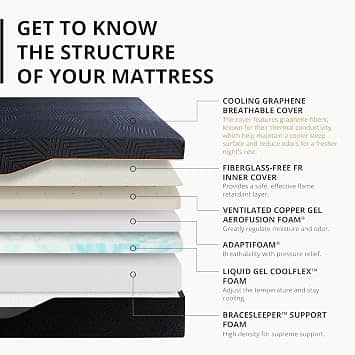 MLILY EGO BLCK 14Q Mattresses New Queen 14"