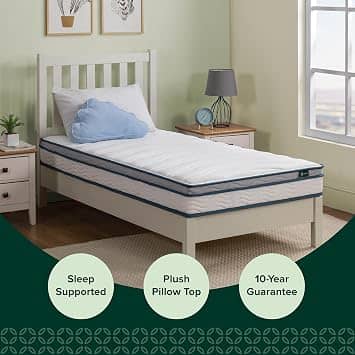 Zinus Spring Sensation Hybrid Mattress Mattresses New Twin 8"