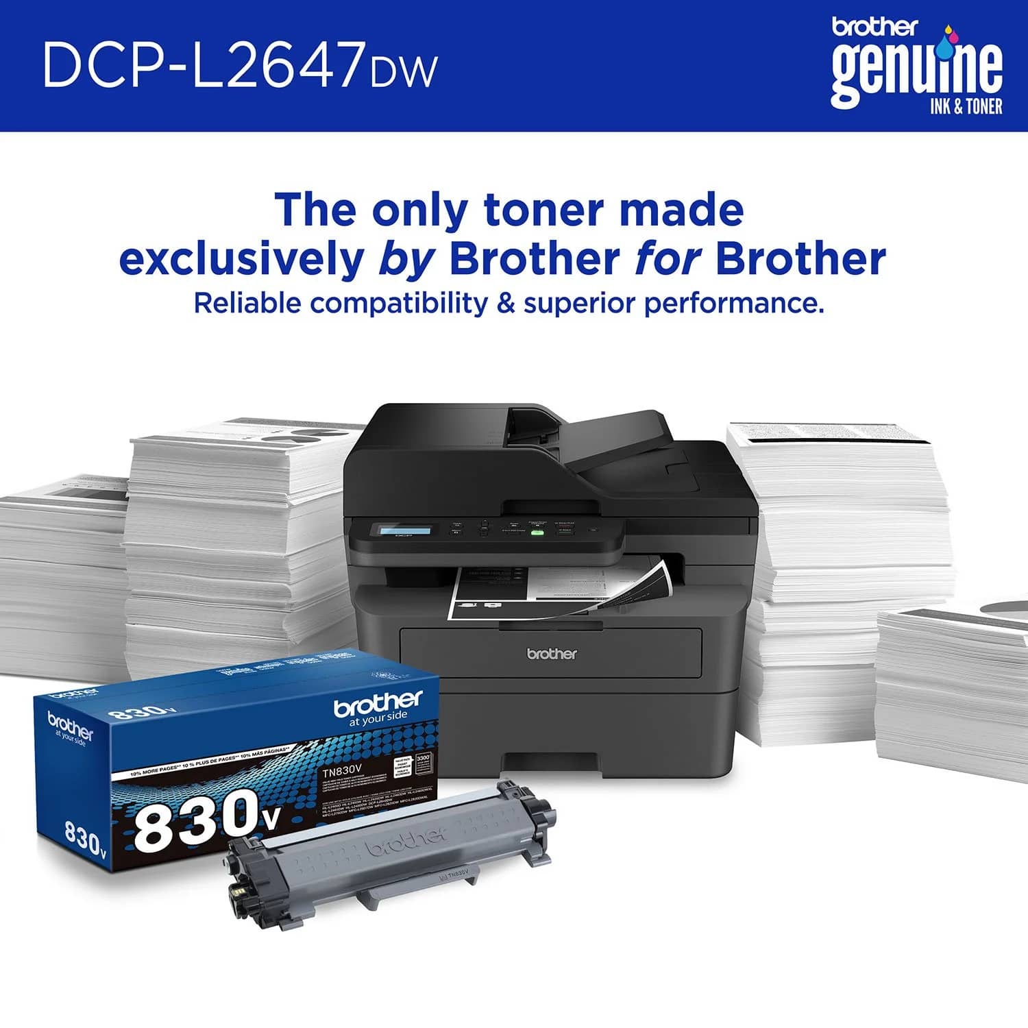 Brother DCP-L2647DW Printers New