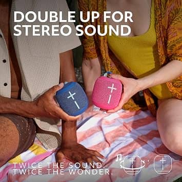 Ultimate Ears Wonderboom 4 Portable Bluetooth Speakers Black New