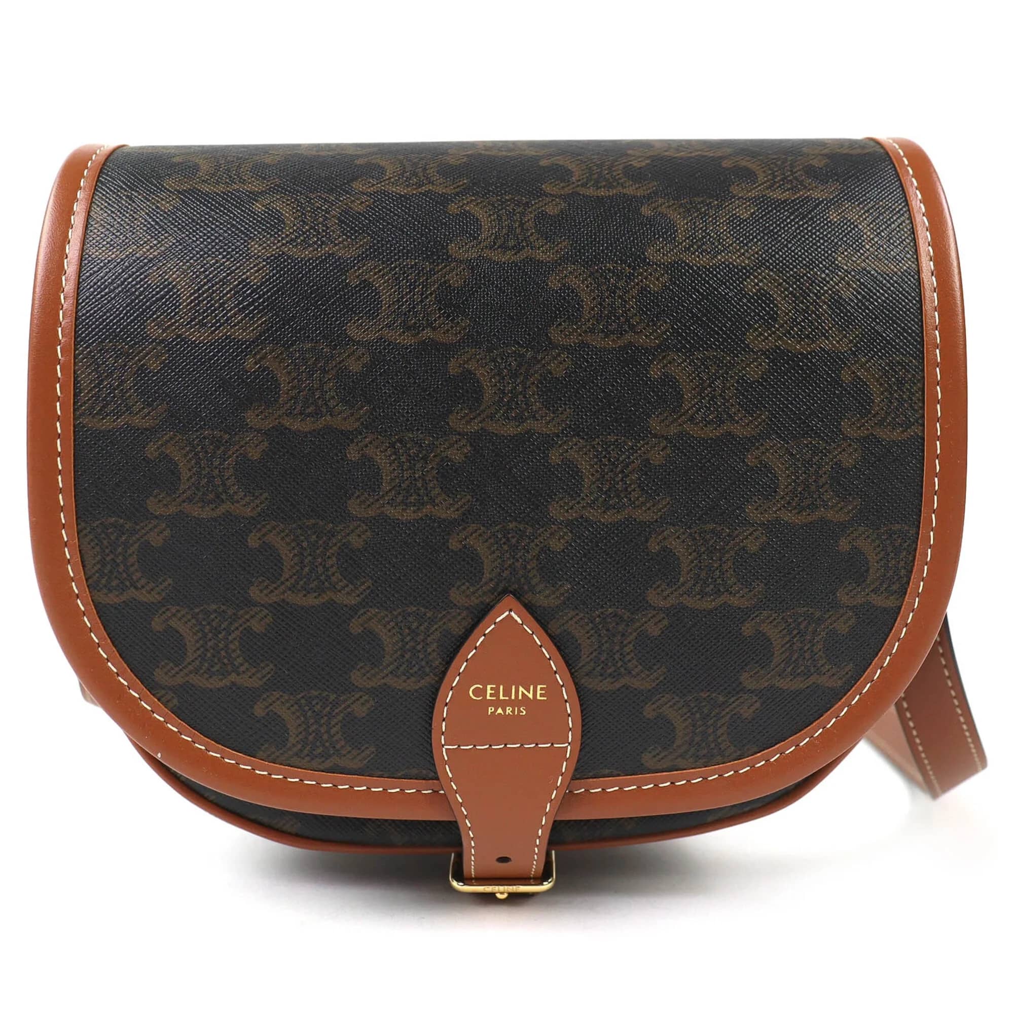 Celine Triomphe Women's bags Teen Black New
