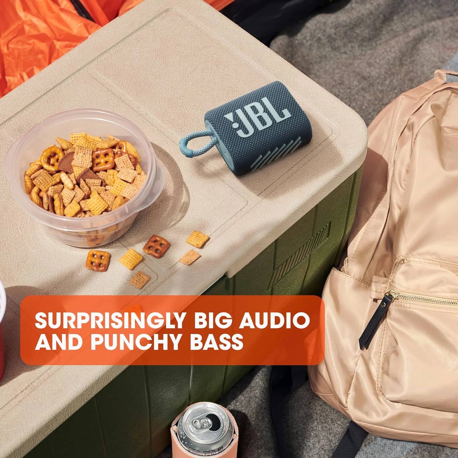 JBL Clip 3 Portable Bluetooth Speakers Red New