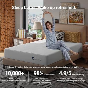 Avenco Gel Memory Foam Mattress Mattresses New Twin 6"