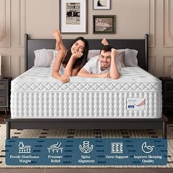 BedStory Adult Mattress Mattresses New Queen 12"