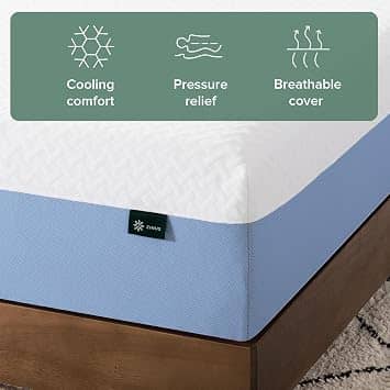Zinus Cooling Essential Mattresses New Twin 6"