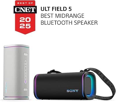 Sony ULT FIELD 5 Portable Bluetooth Speakers White New