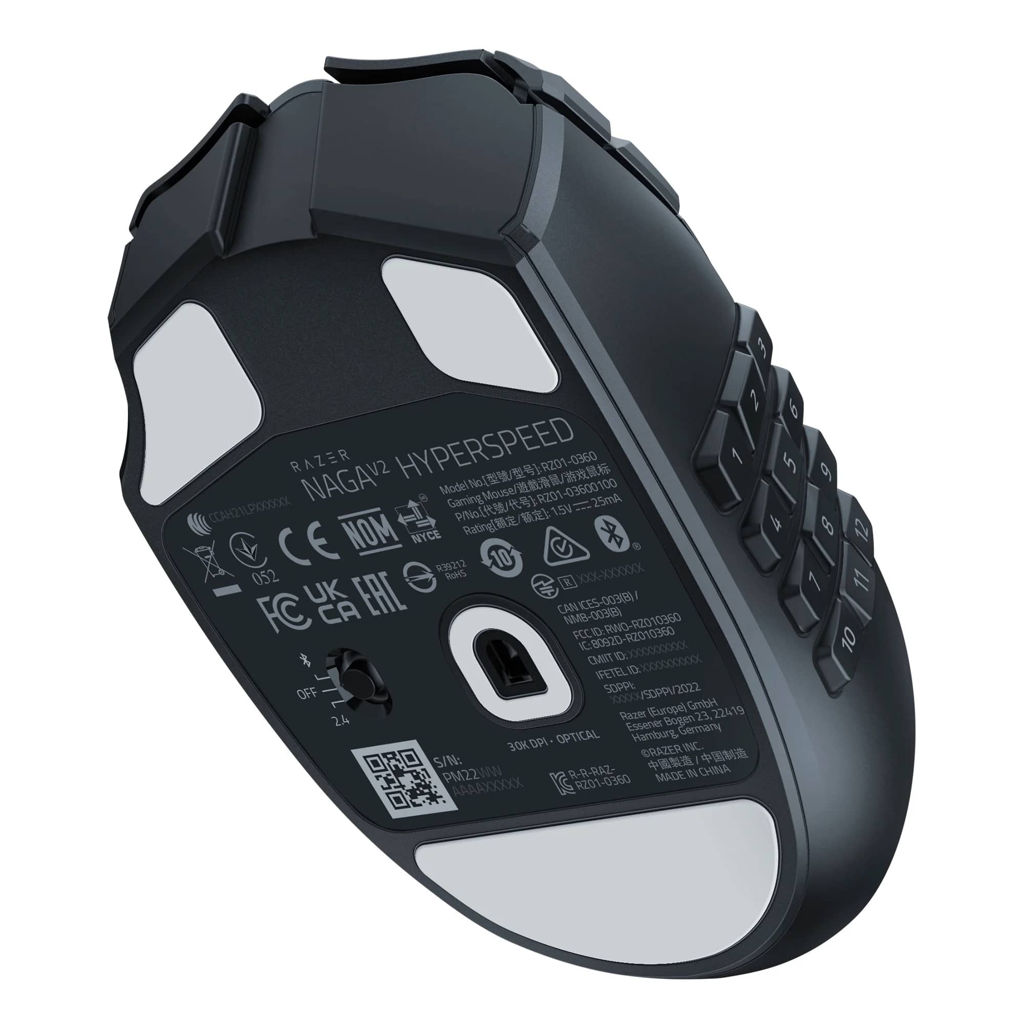 Razer Naga V2 Mice Black New