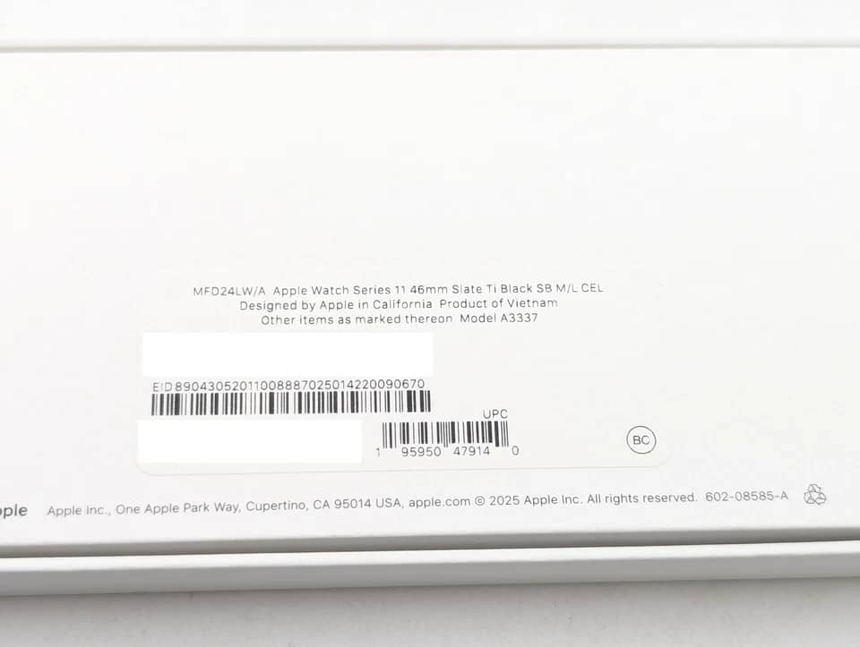 Apple Watch Series 11 Smartwatches Silver 42mm GPS New