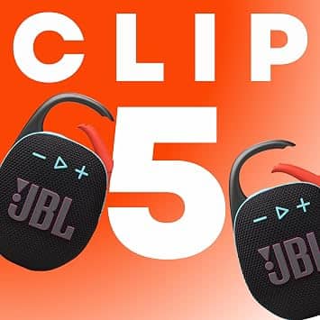 JBL Clip 5 Portable Bluetooth Speakers Black New
