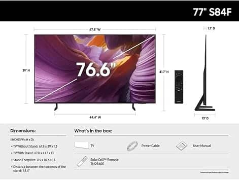 Samsung S84F TVs 55 inch New