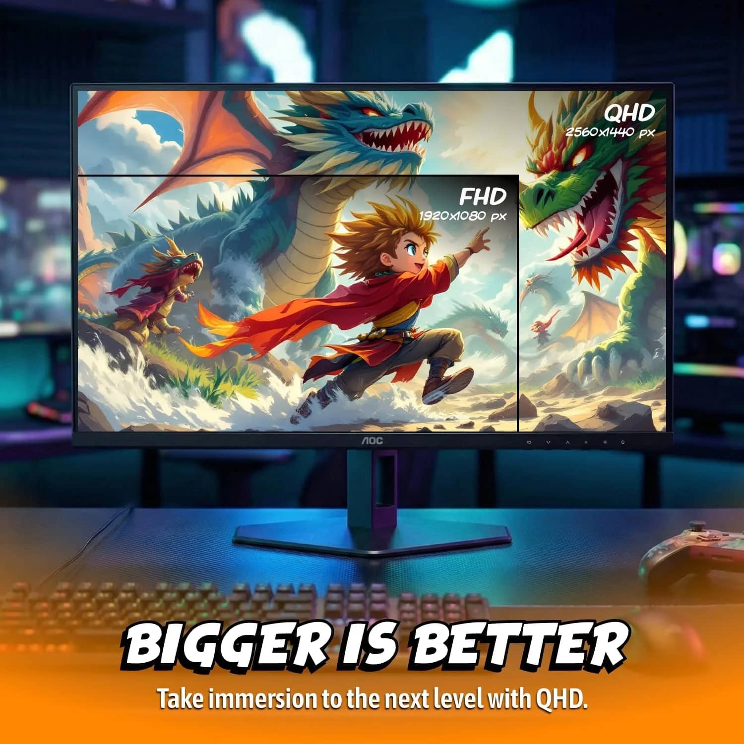 AOC Q27GAZD Monitors New