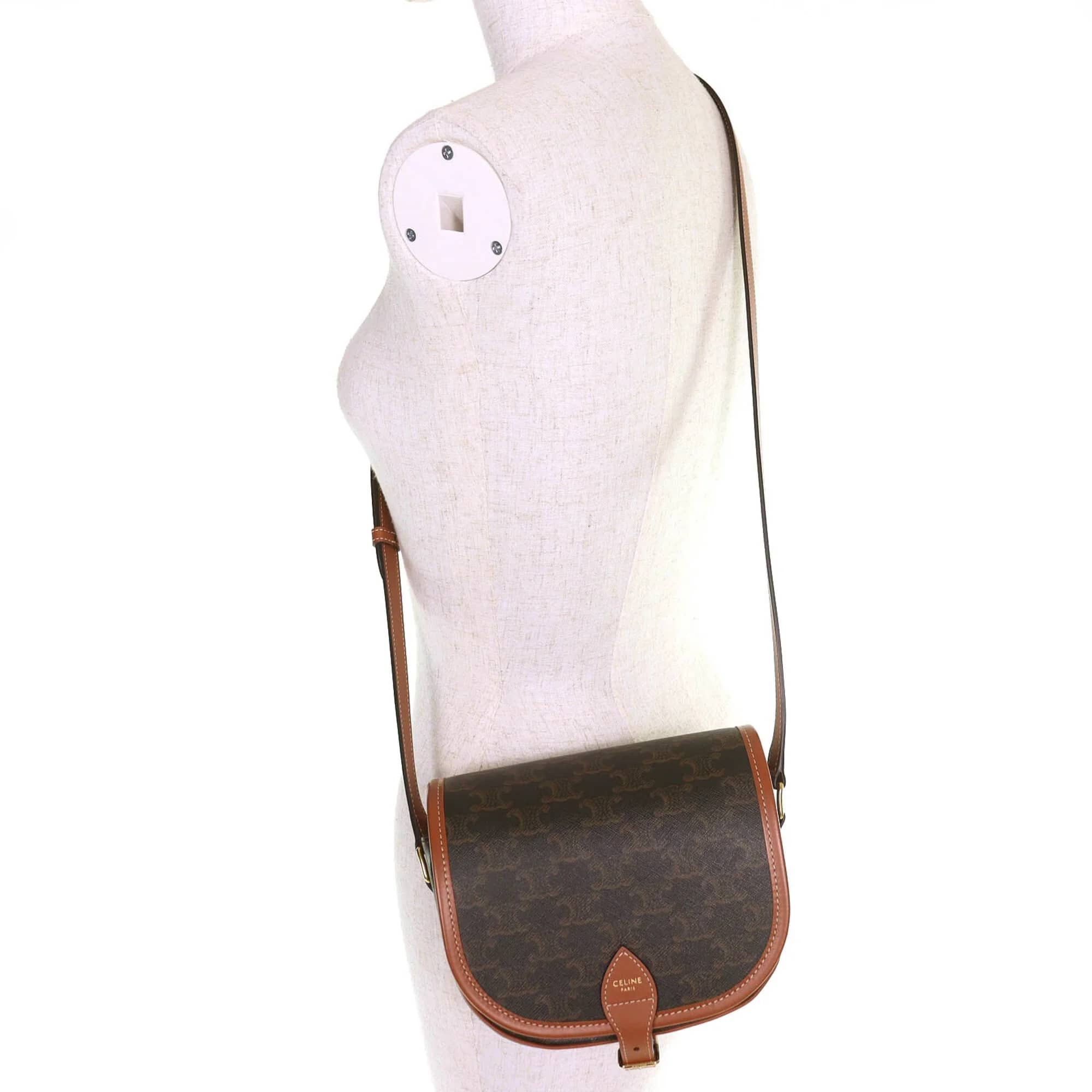 Celine Triomphe Women's bags Teen Black New