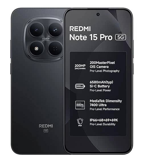 Xiaomi Redmi Note 15 Pro Cell Phones Silver 128GB Unlocked New