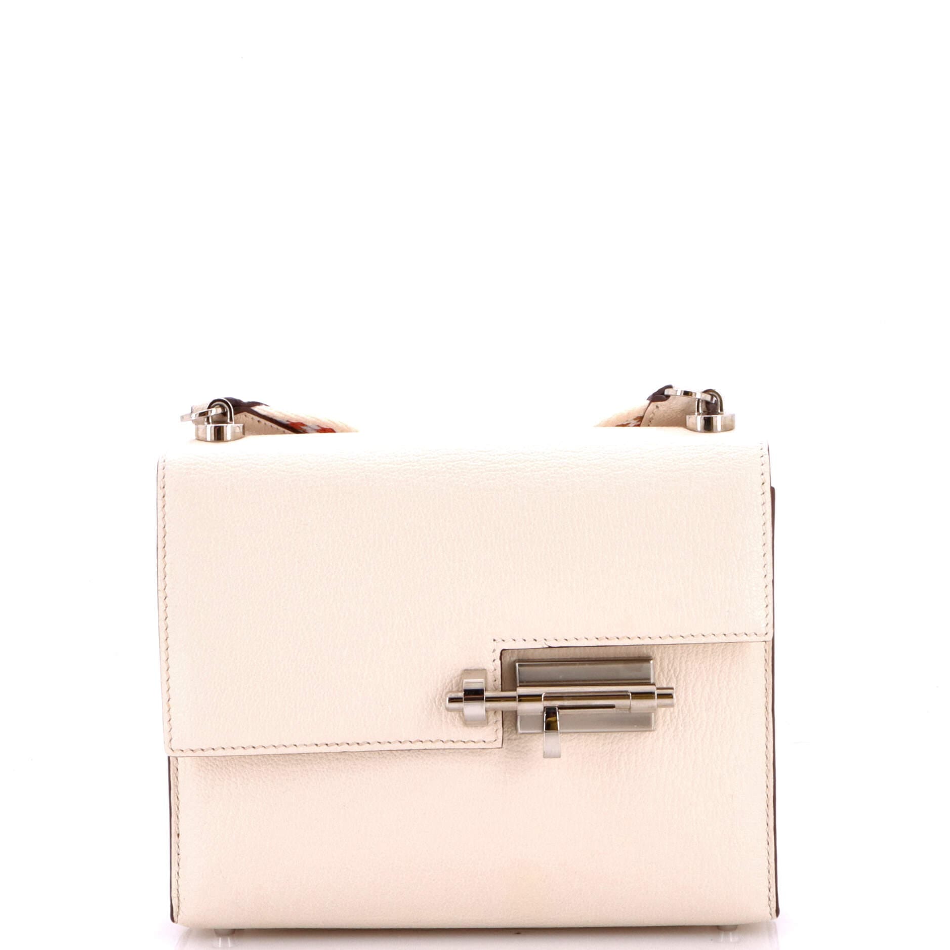 Hermès Verrou Women's bags Mini Blue Chevre (Chevre Mysore) Unspecified New