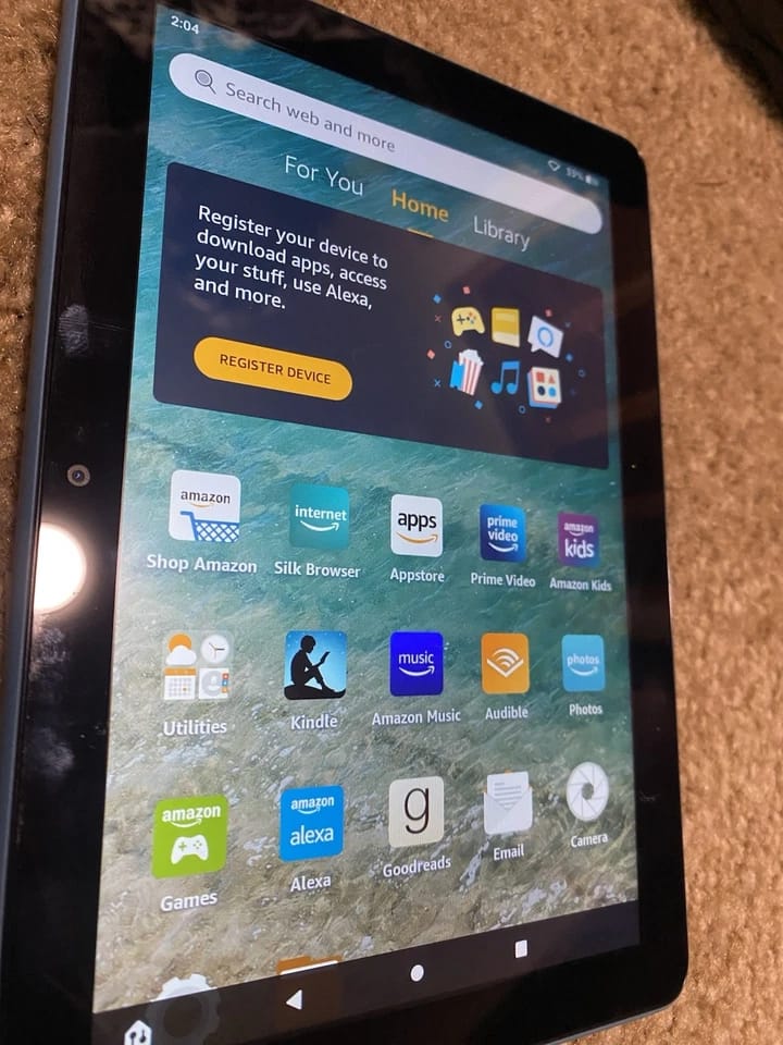 Amazon Fire HD 8 10th Tablets Black 32GB New 8"