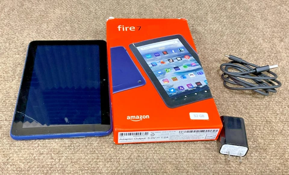 Amazon Fire 7 12th Tablets Black 16GB New 7"