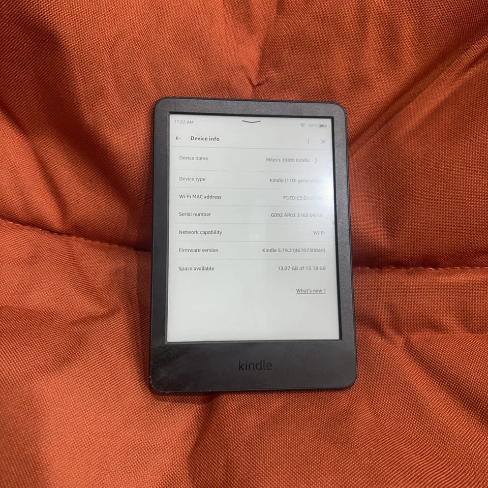 Amazon Kindle 11th Tablets Blue 16GB New 16"